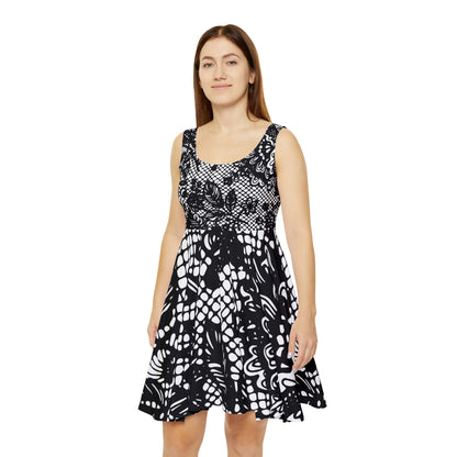 Flower Lace Fated MC Women's Skater Dress
