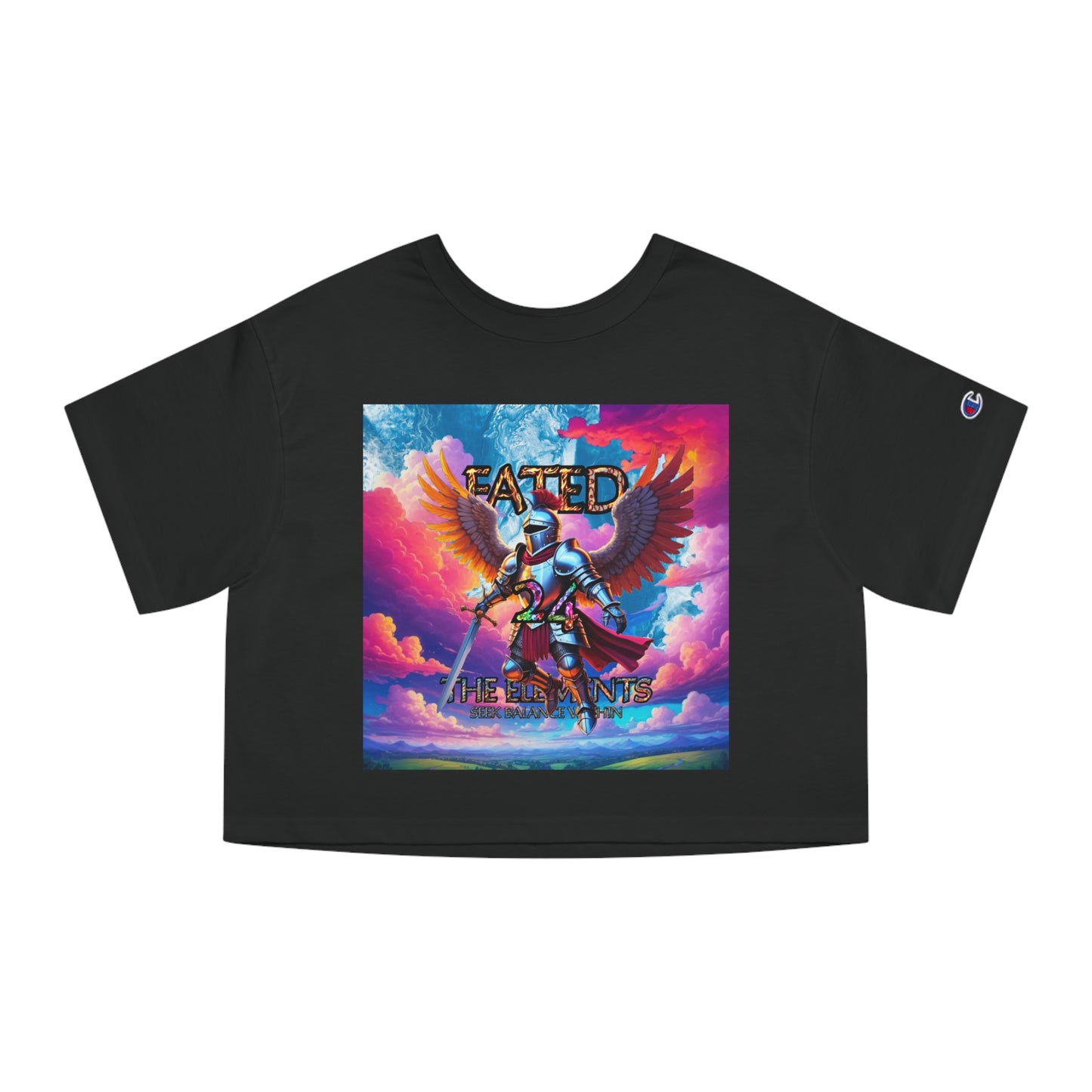 The Knight - Fate and Magic - Champion Cropped T-Shirt