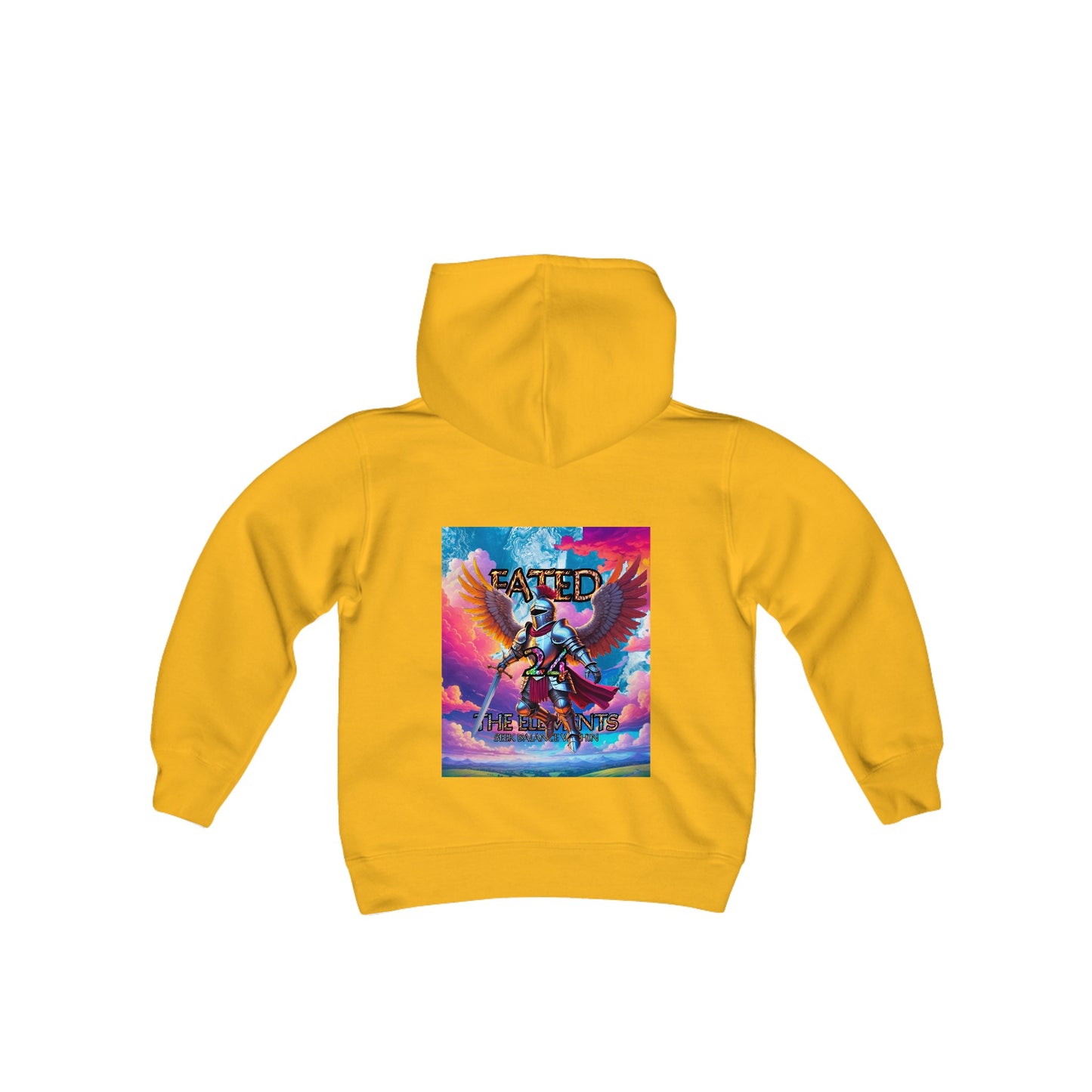 The Knight - Fate and Magic - Youth Heavy Blend Hooded Sweatshirt