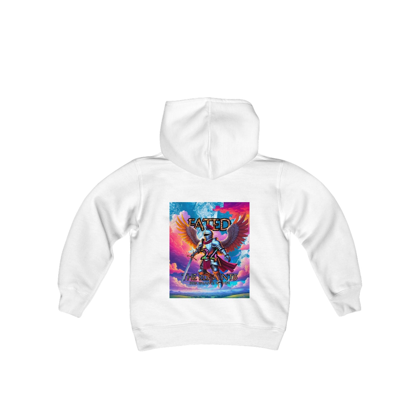 The Knight - Fate and Magic - Youth Heavy Blend Hooded Sweatshirt