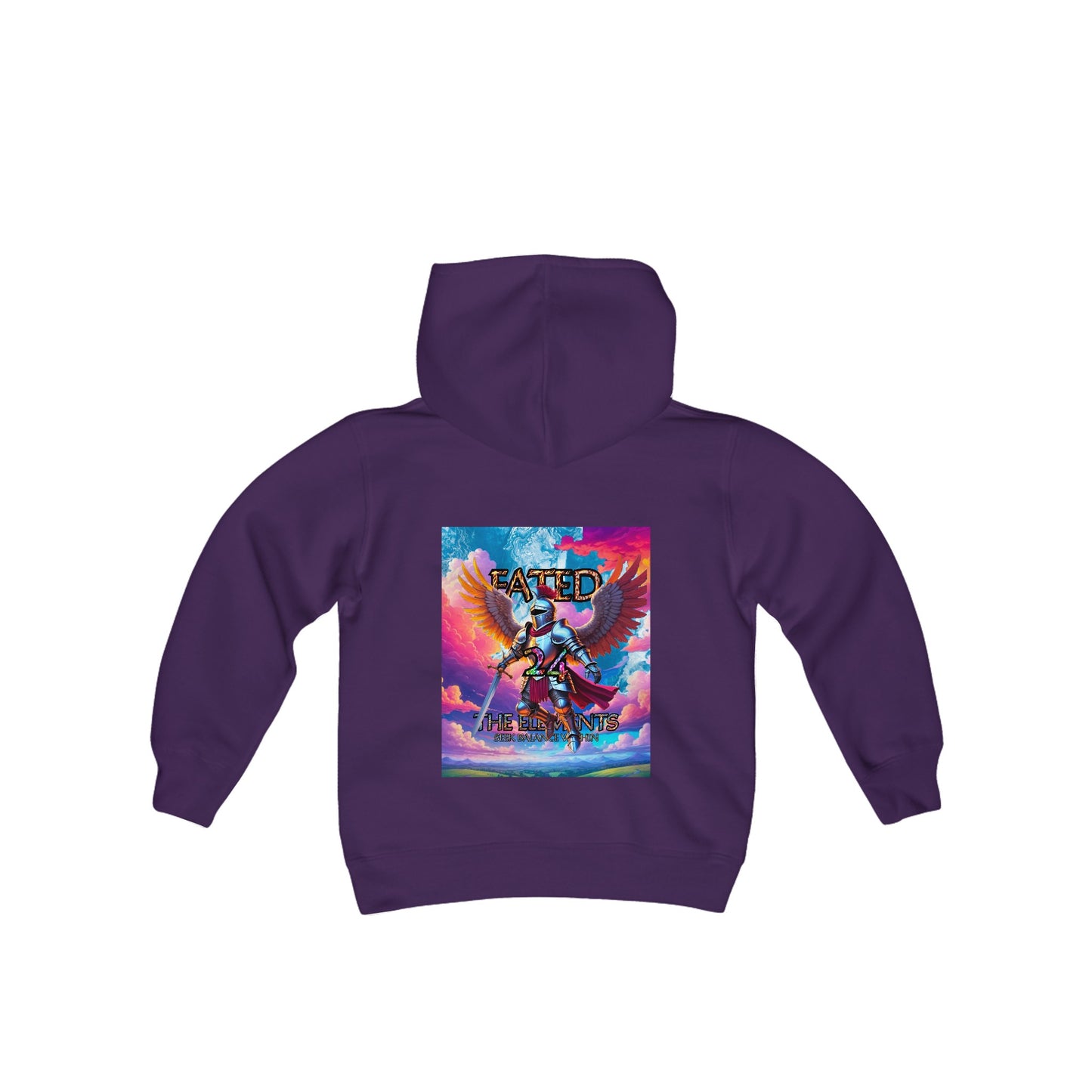 The Knight - Fate and Magic - Youth Heavy Blend Hooded Sweatshirt
