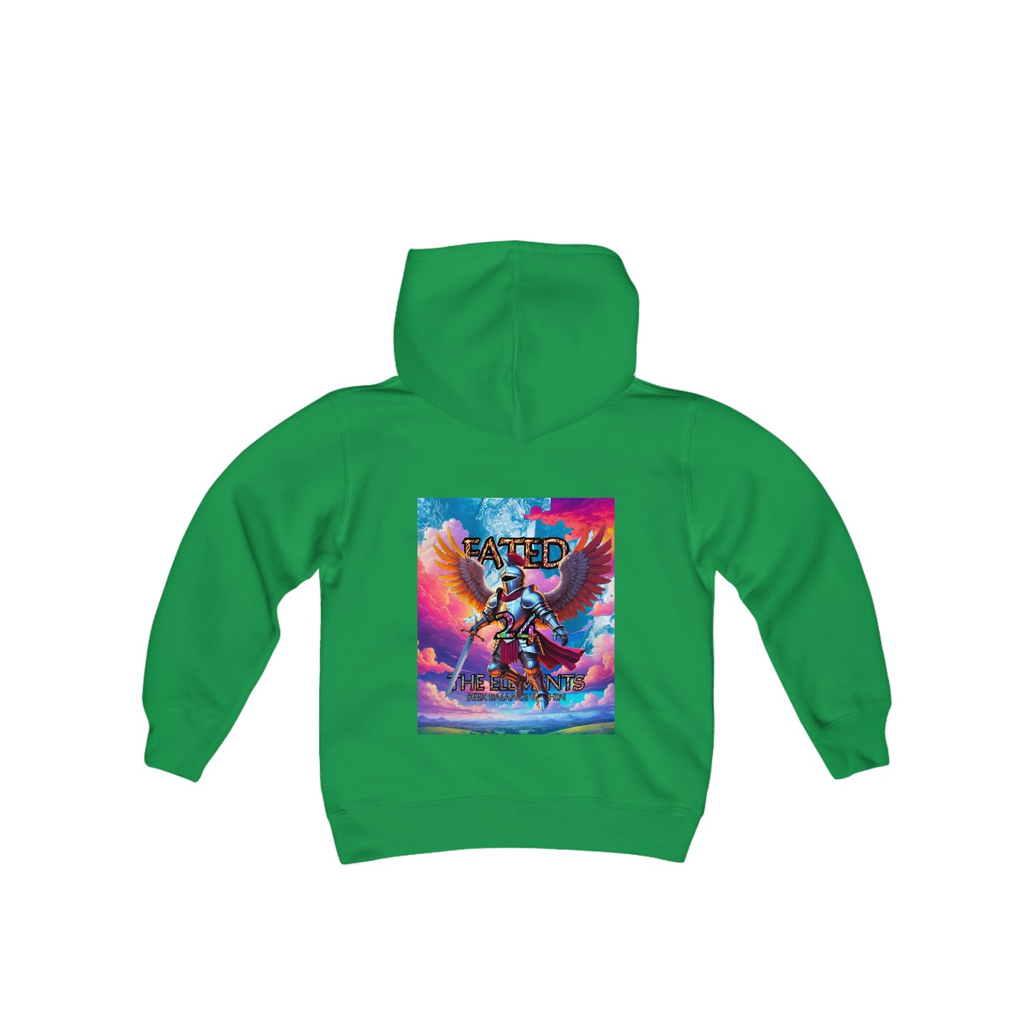 The Knight - Fate and Magic - Youth Heavy Blend Hooded Sweatshirt
