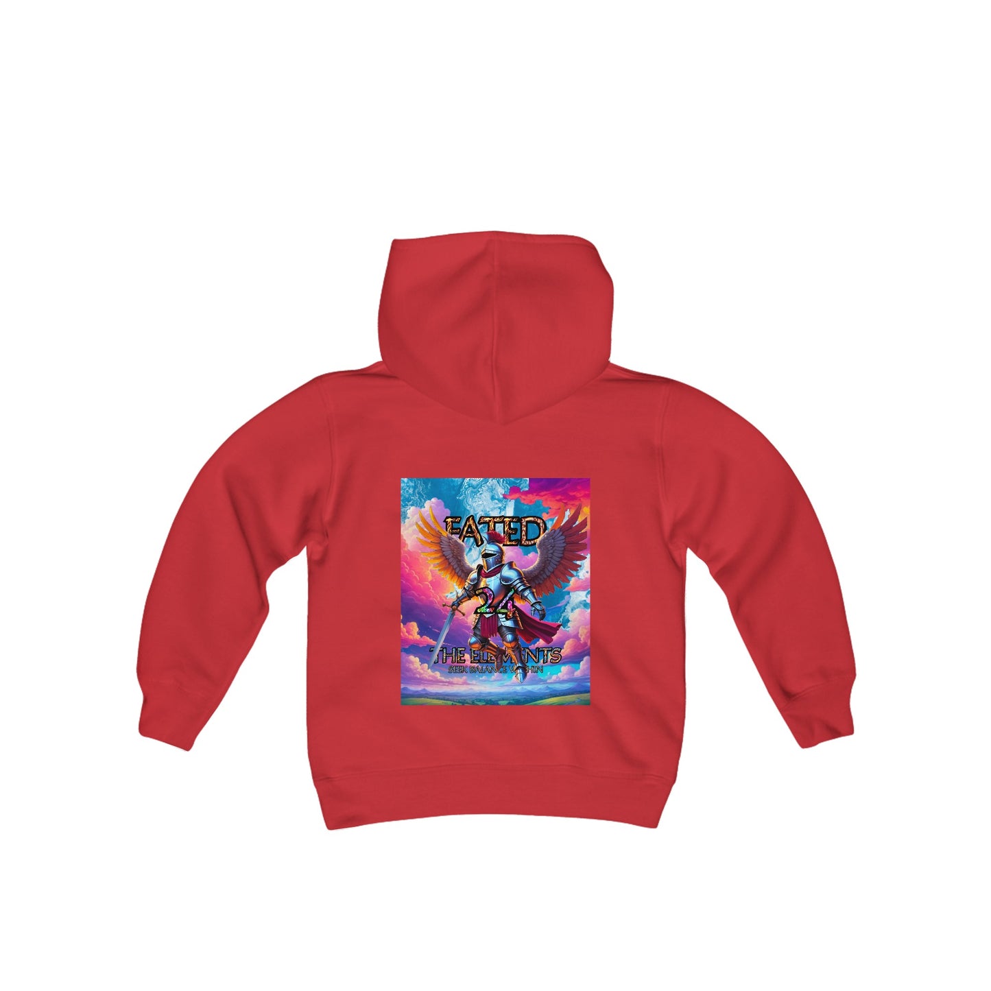 The Knight - Fate and Magic - Youth Heavy Blend Hooded Sweatshirt