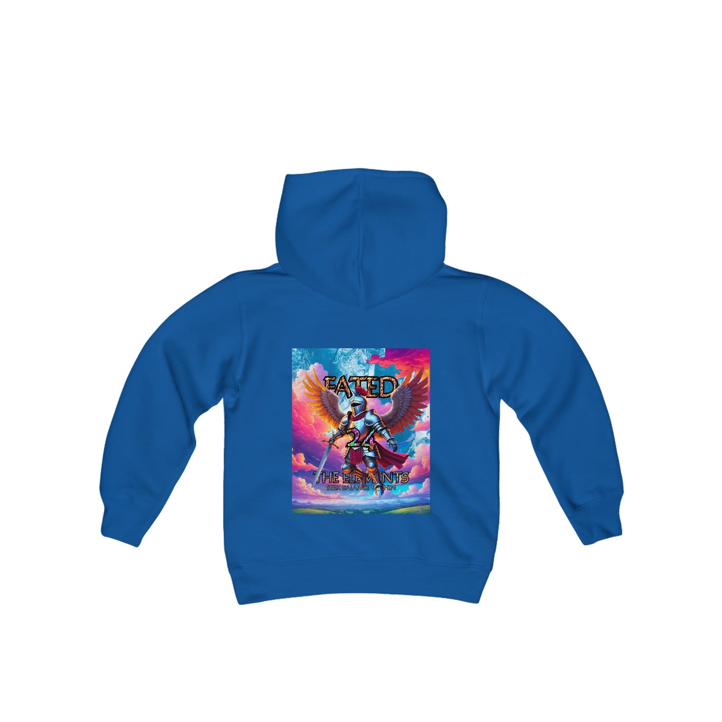 The Knight - Fate and Magic - Youth Heavy Blend Hooded Sweatshirt