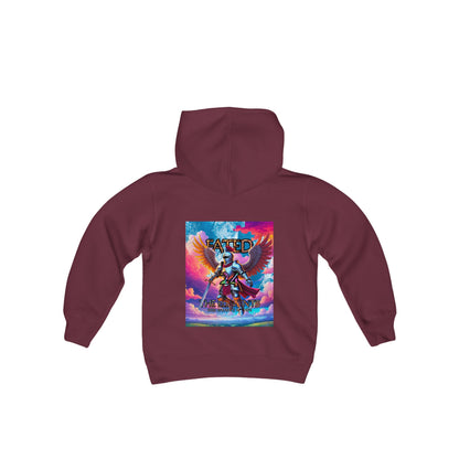 The Knight - Fate and Magic - Youth Heavy Blend Hooded Sweatshirt