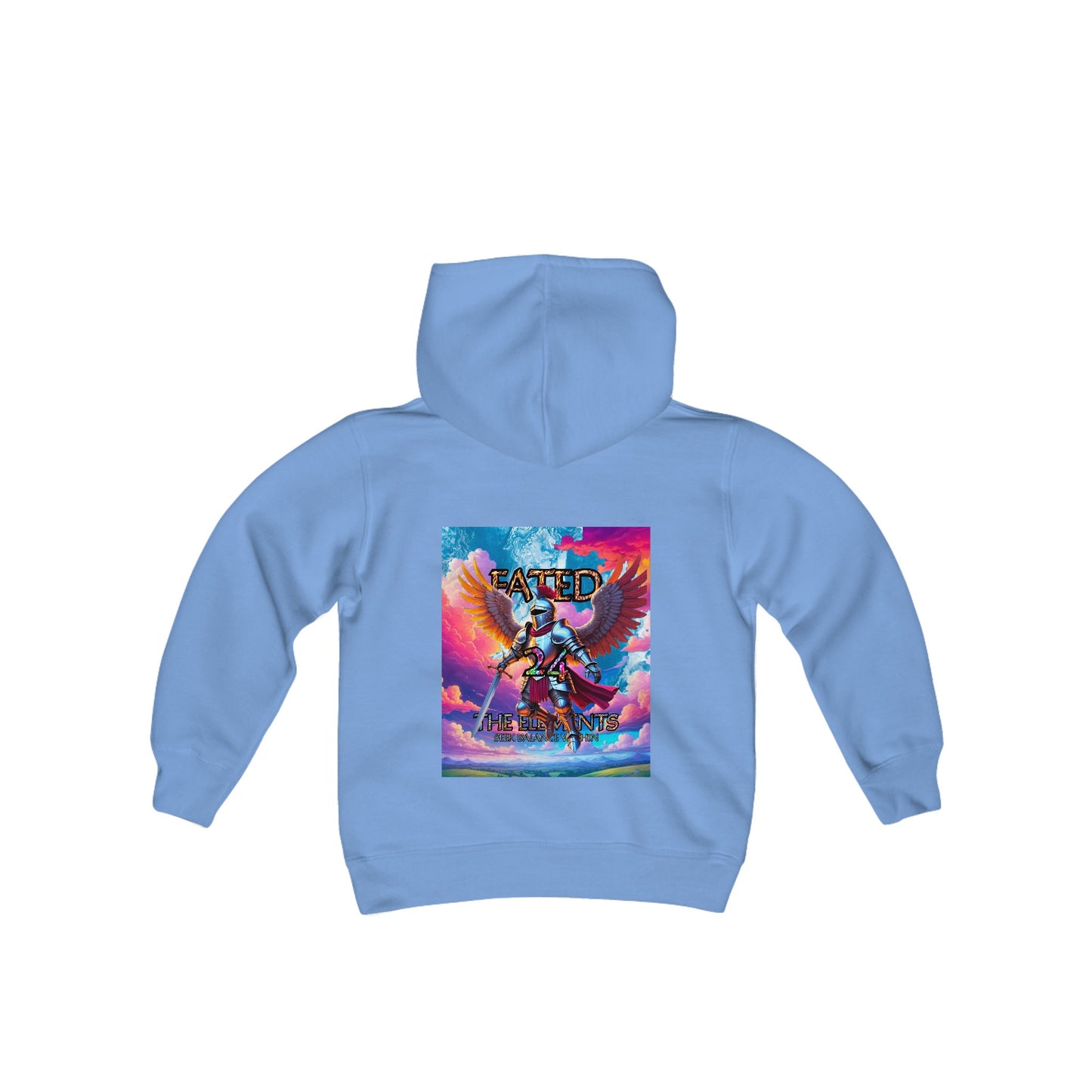 The Knight - Fate and Magic - Youth Heavy Blend Hooded Sweatshirt