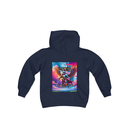 The Knight - Fate and Magic - Youth Heavy Blend Hooded Sweatshirt