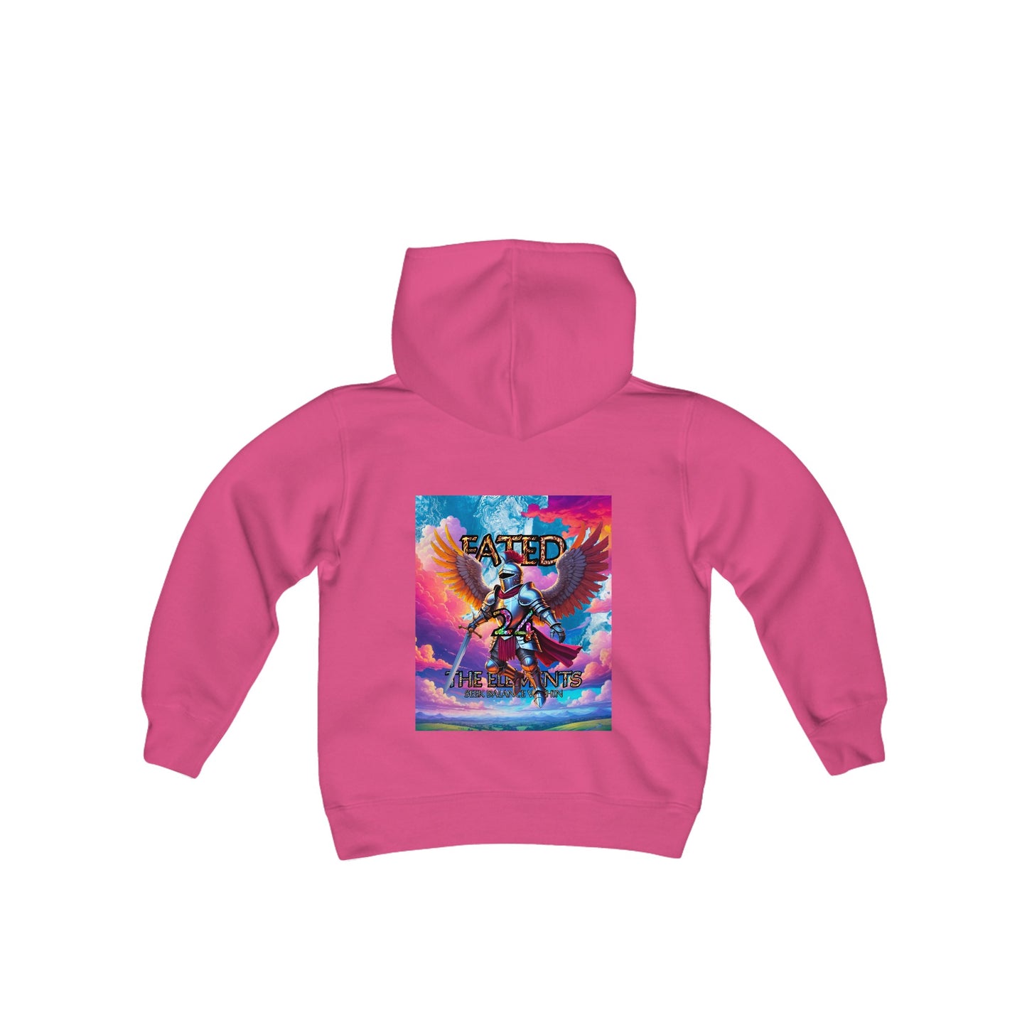 The Knight - Fate and Magic - Youth Heavy Blend Hooded Sweatshirt