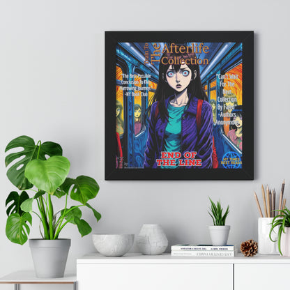 Train To The Afterlife B5 Framed Vertical Poster