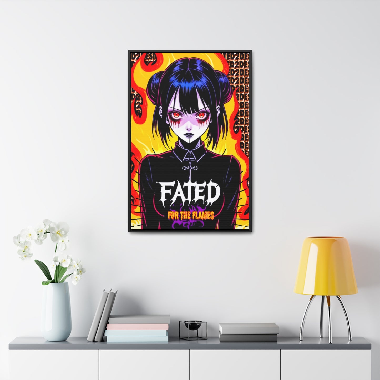 Fated For The Flames Framed Wall Art