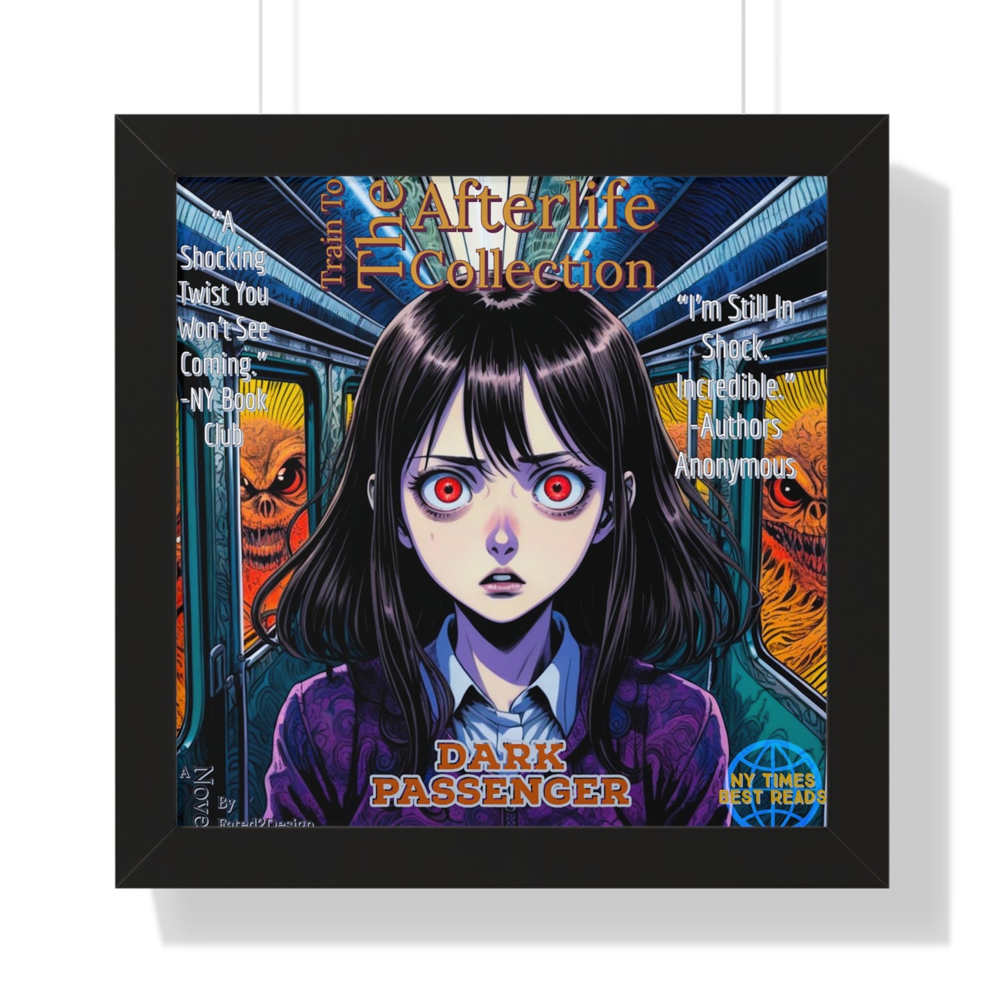 Train To The Afterlife B4 Framed Vertical Poster