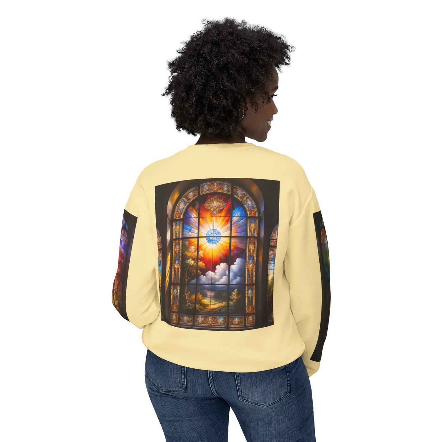 Prosperity - Divine Tragedy - Unisex Lightweight Crewneck Sweatshirt