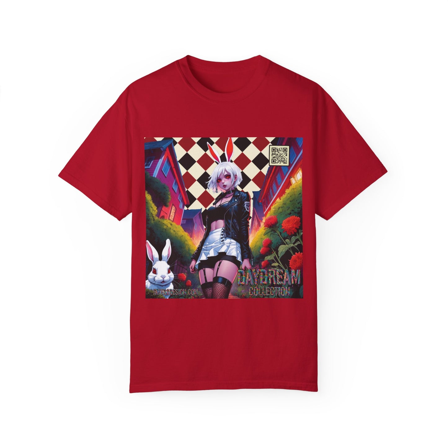 Black and Red V2 Checkered The Daydream Collection - Unisex T-shirt