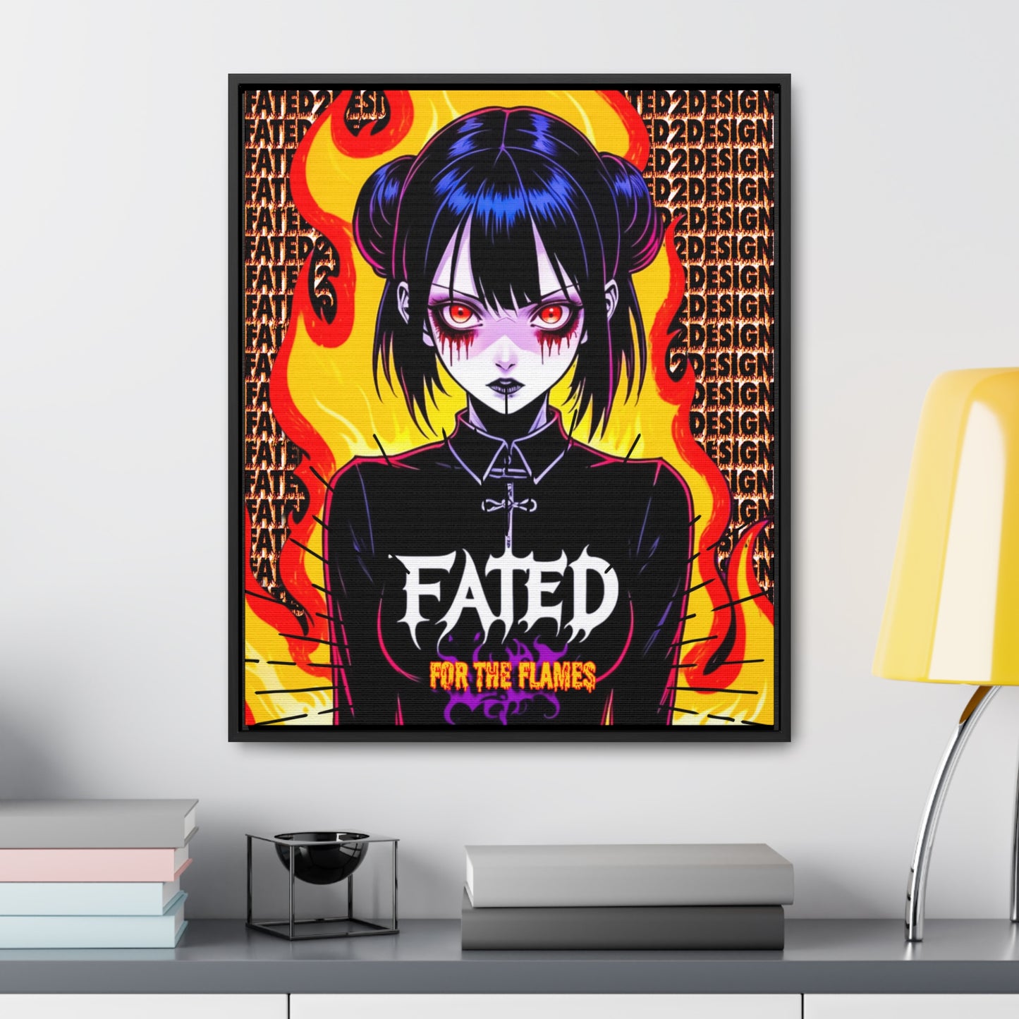 Fated For The Flames Framed Wall Art