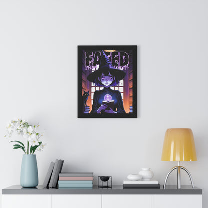 Fated Scholarly Witch Framed Vertical Poster