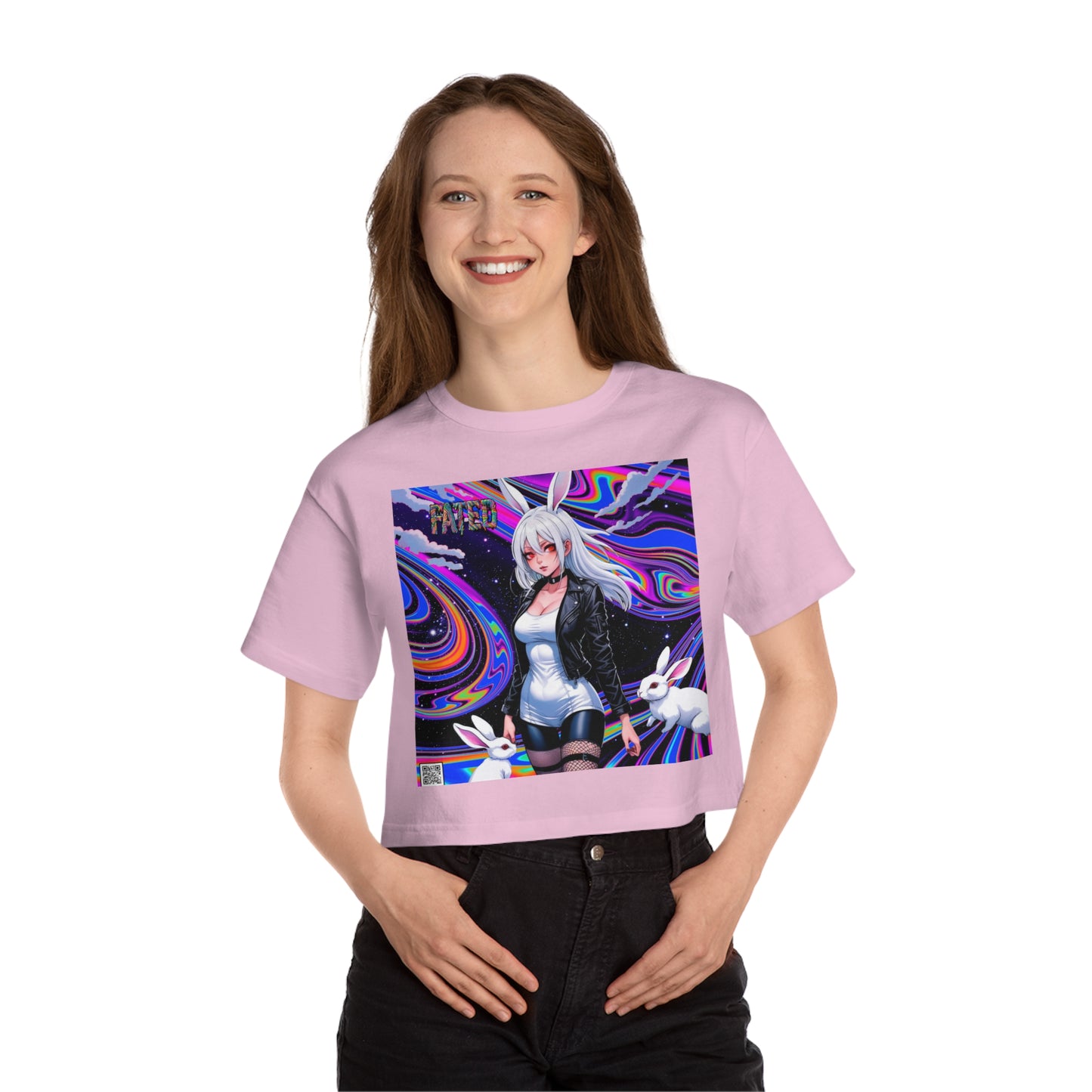 Far Out Daydream Champion Cropped T-Shirt