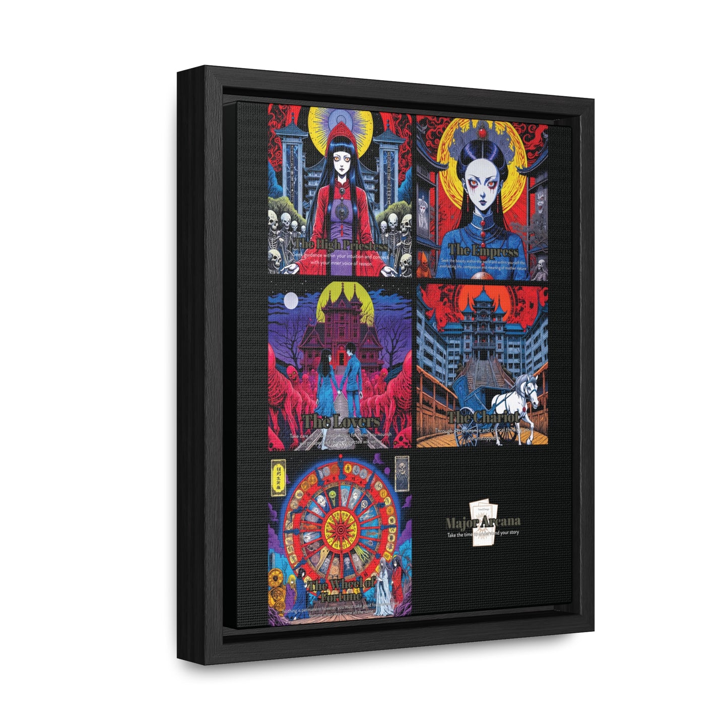 Major Arcana 2 of 4 - Framed Wall Art