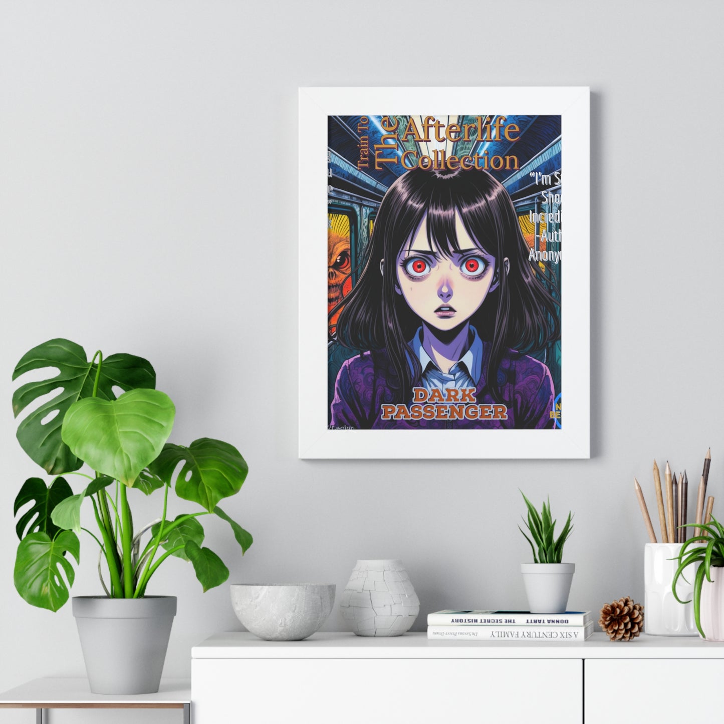 Train To The Afterlife B4 Framed Vertical Poster