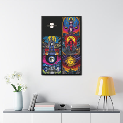 Major Arcana 3 of 4 - Framed Wall Art