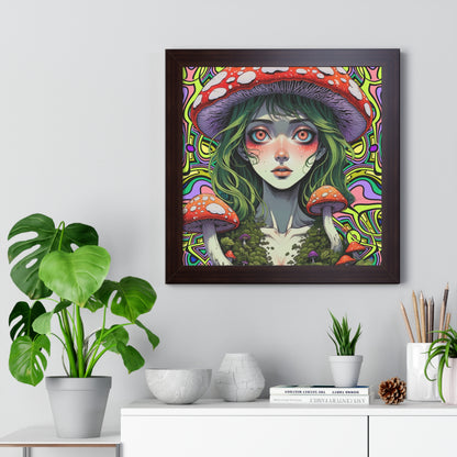 One With Nature - Framed Vertical Poster