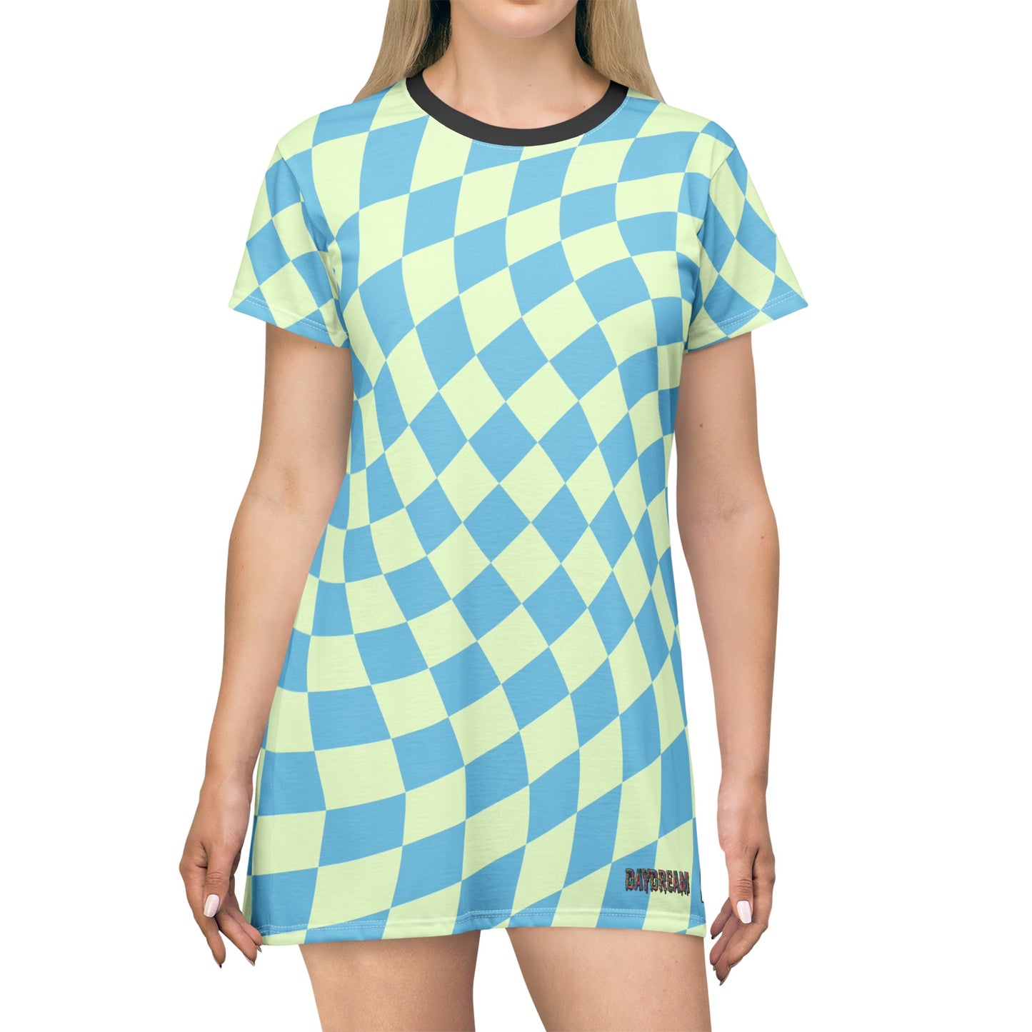 Light Blue Daydream Alice T-Shirt Dress
