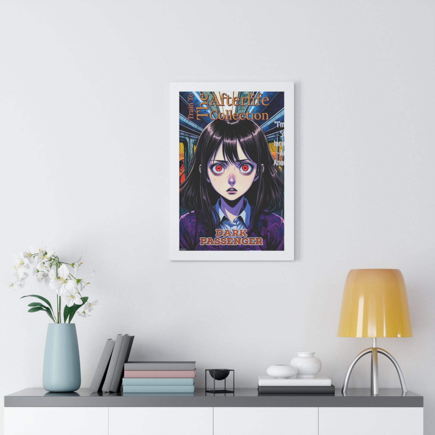 Train To The Afterlife B4 Framed Vertical Poster