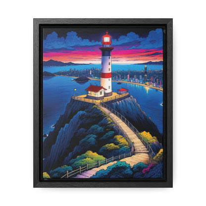 The Cliff Lighthouse 6 - Framed Wall Art