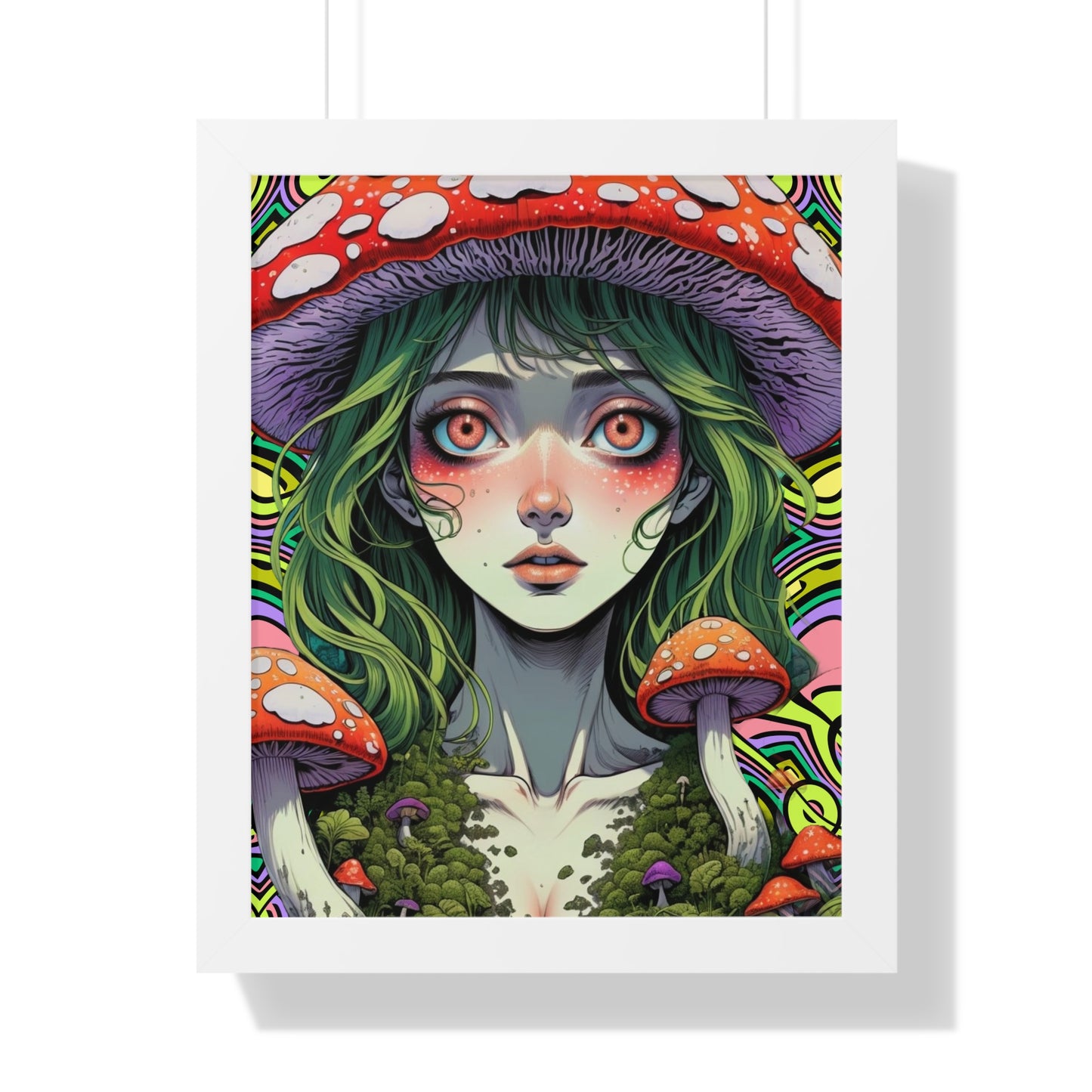 One With Nature - Framed Vertical Poster