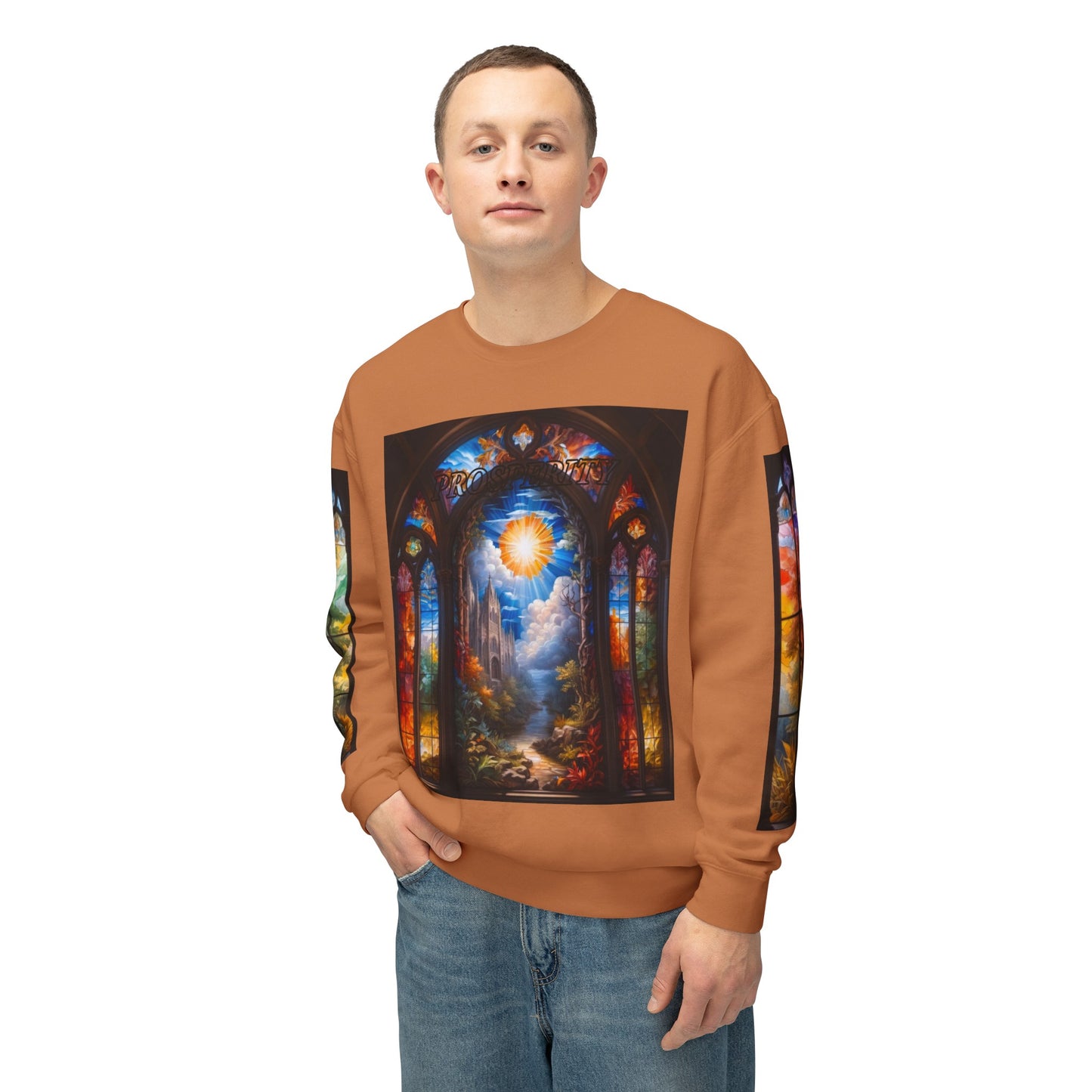Prosperity - Divine Tragedy - Unisex Lightweight Crewneck Sweatshirt
