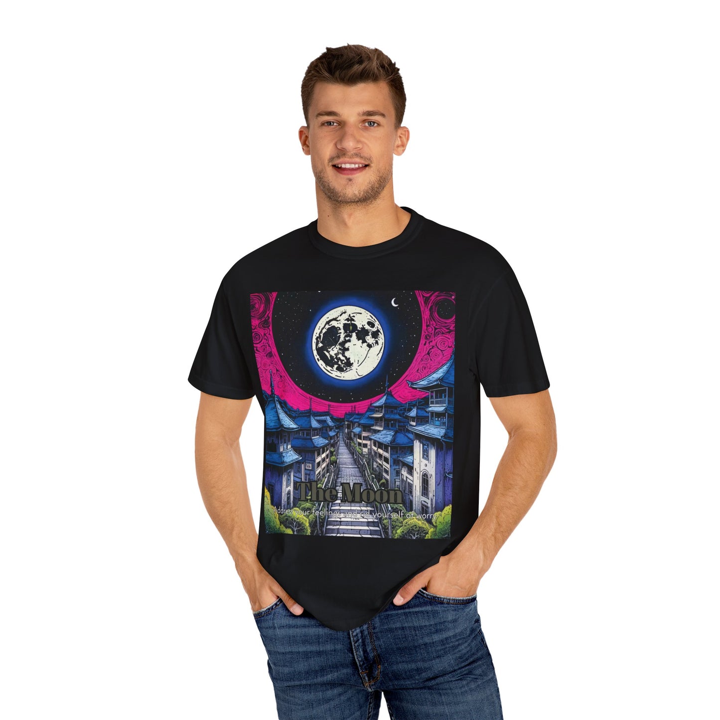 The Moon Major Arcana - Poster - Unisex T-shirt