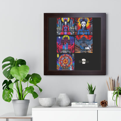 Major Arcana 2 of 4 Framed Vertical Poster