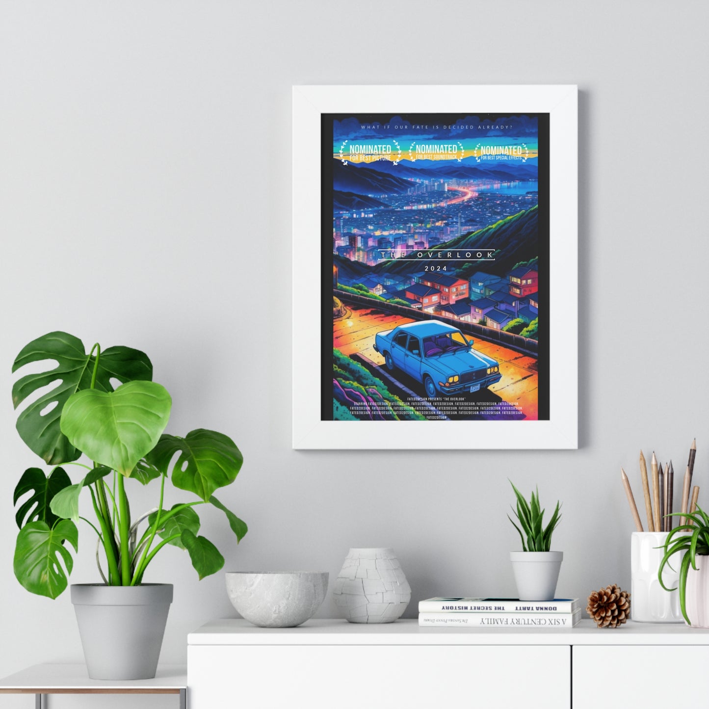 The Overlook What If Framed Vertical Poster