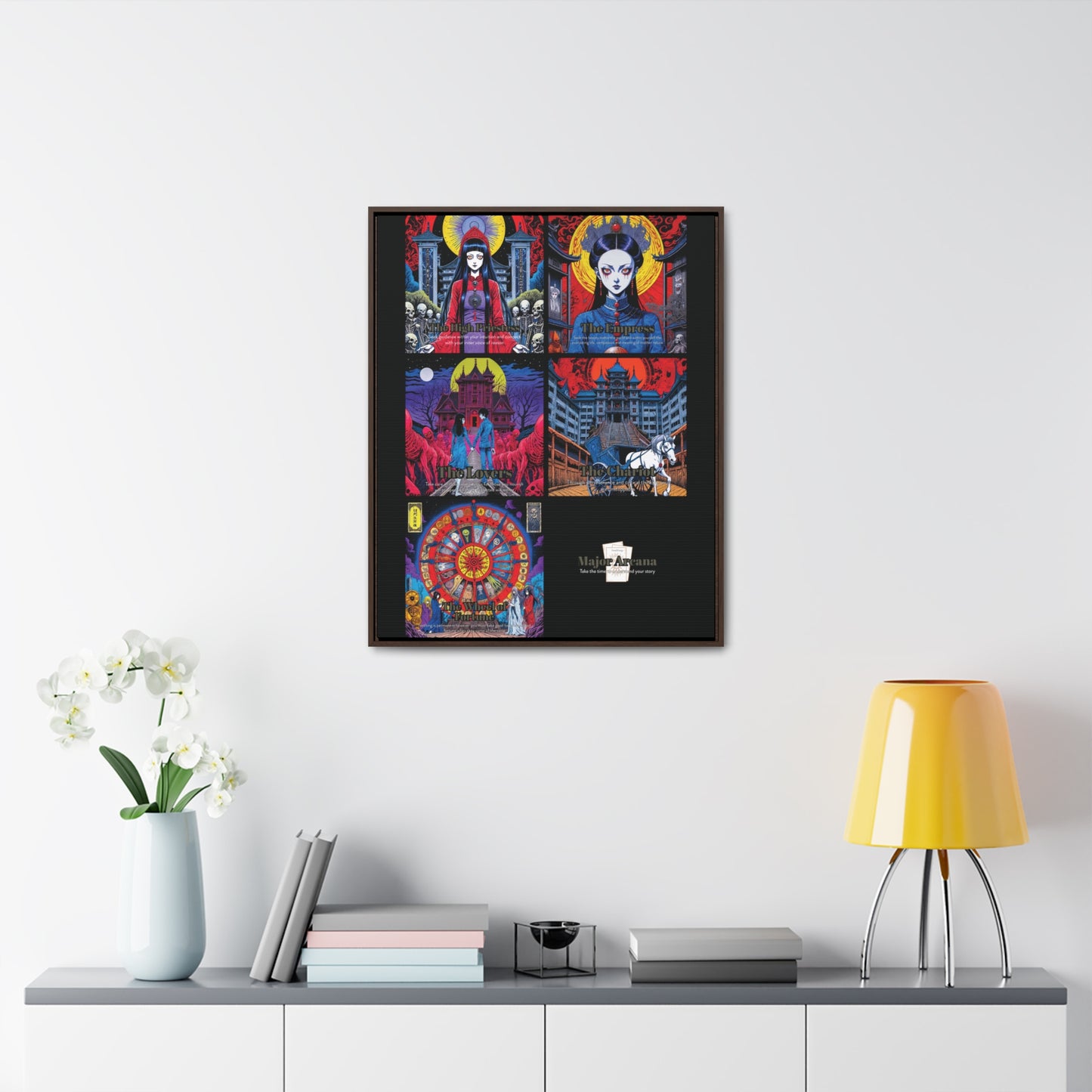 Major Arcana 2 of 4 - Framed Wall Art