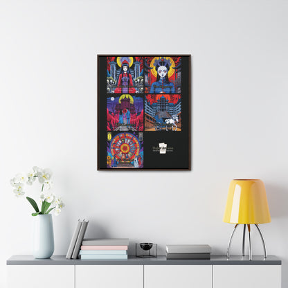 Major Arcana 2 of 4 - Framed Wall Art