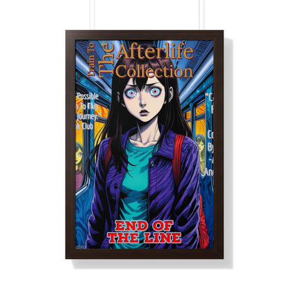 Train To The Afterlife B5 Framed Vertical Poster
