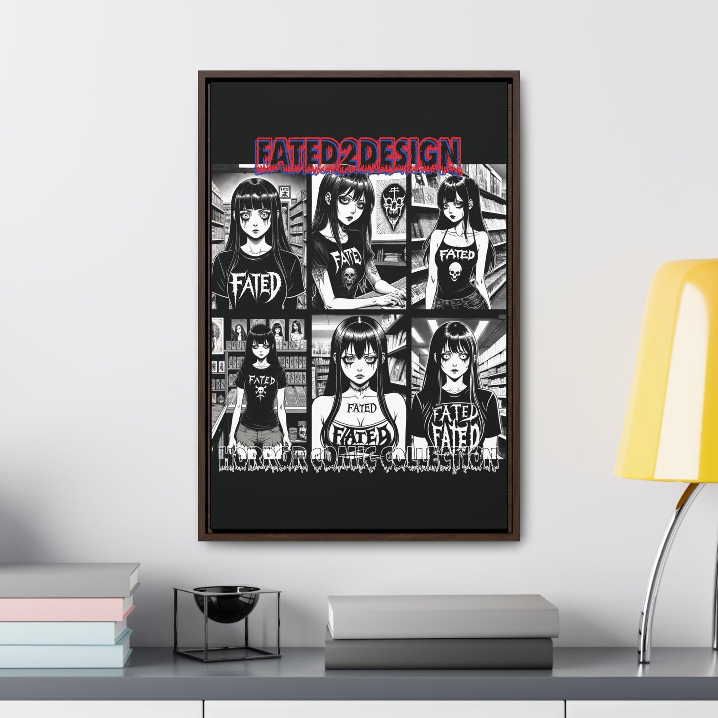 Horror Comic Collection Framed Wall Art