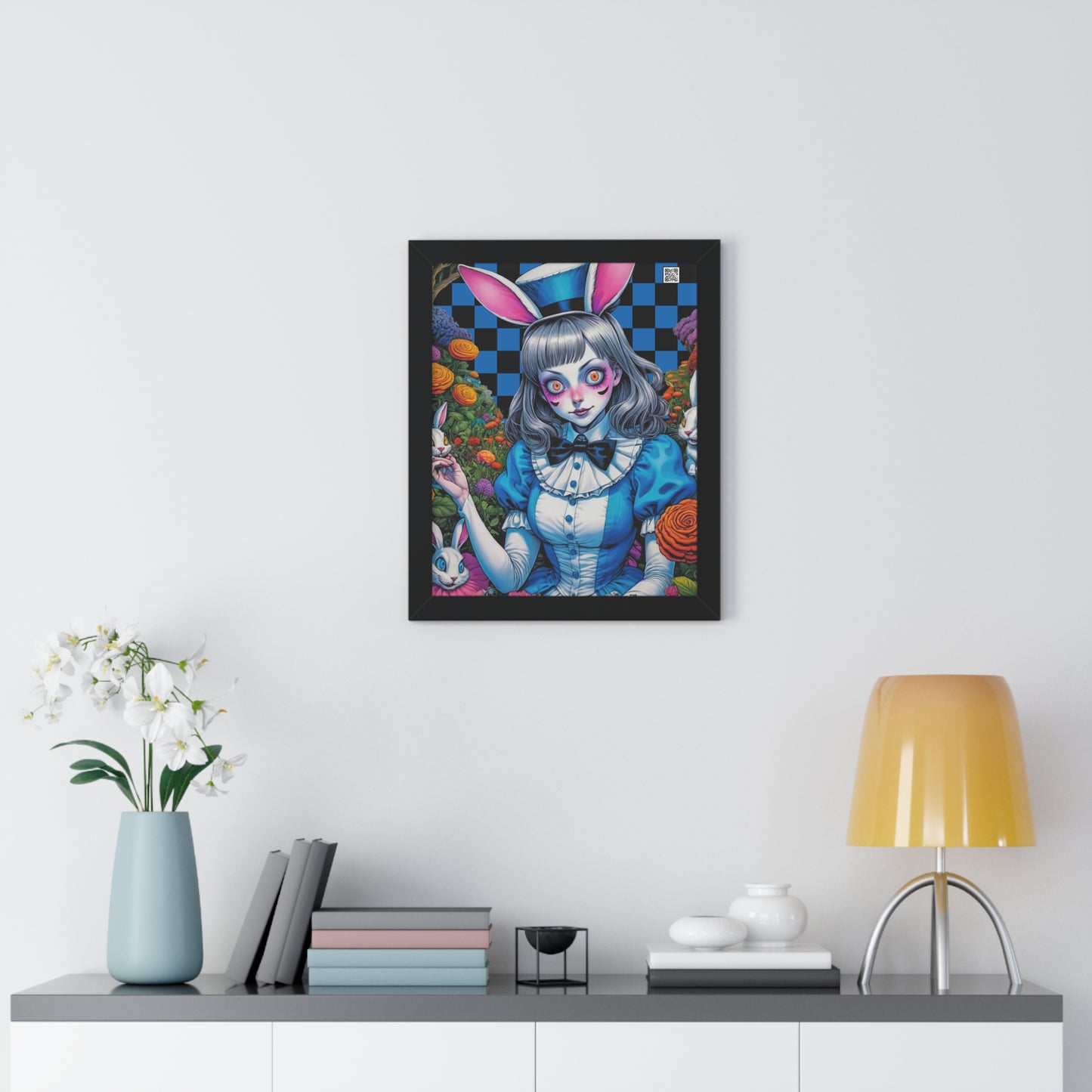 Alice Daydream V2 - Framed Vertical Poster