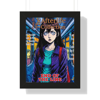 Train To The Afterlife B5 Framed Vertical Poster