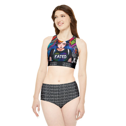 Metal Mermaids V3 - Sporty Bikini Set