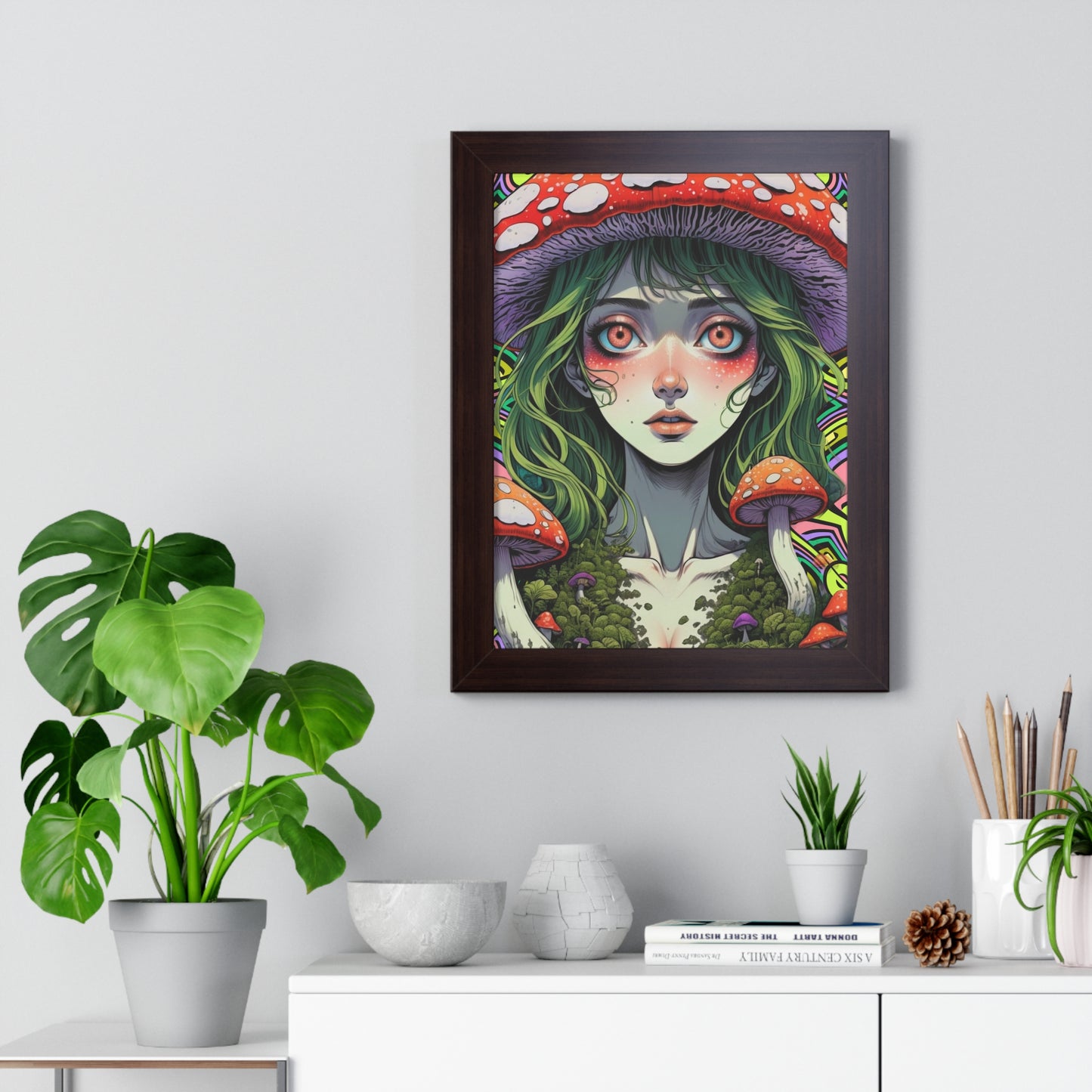 One With Nature - Framed Vertical Poster