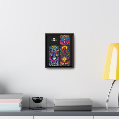 Major Arcana 3 of 4 - Framed Wall Art