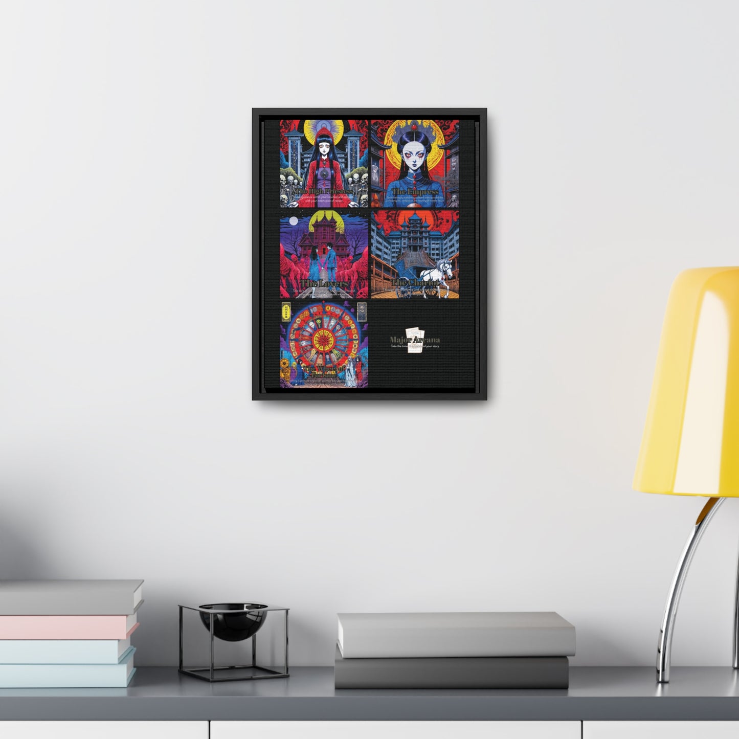 Major Arcana 2 of 4 - Framed Wall Art