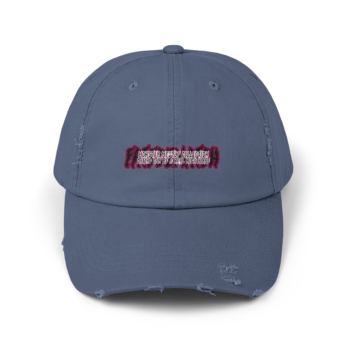 Monster Meetup Hat - Unisex Distressed Cap