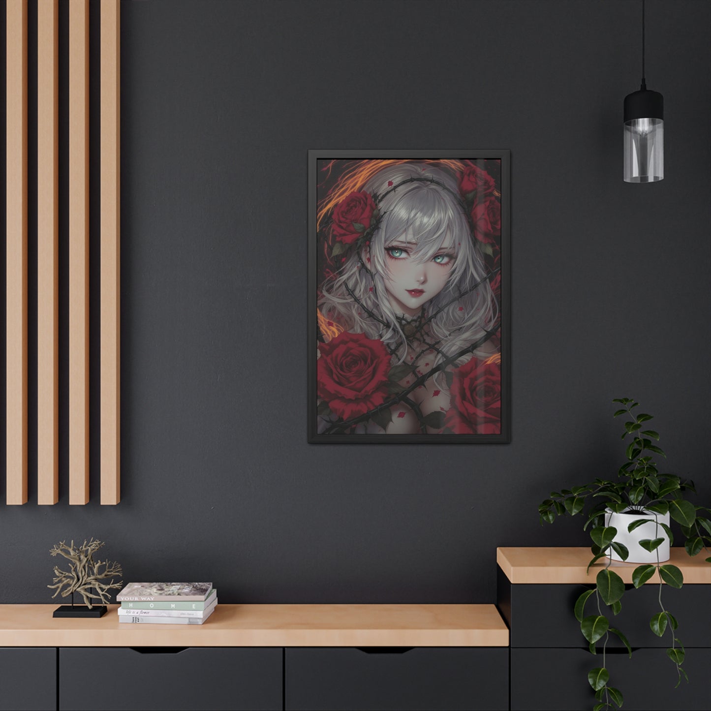 Turquoise - Ephemeral Love Framed Poster - Fated Art Print