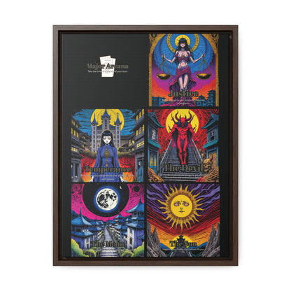 Major Arcana 3 of 4 - Framed Wall Art