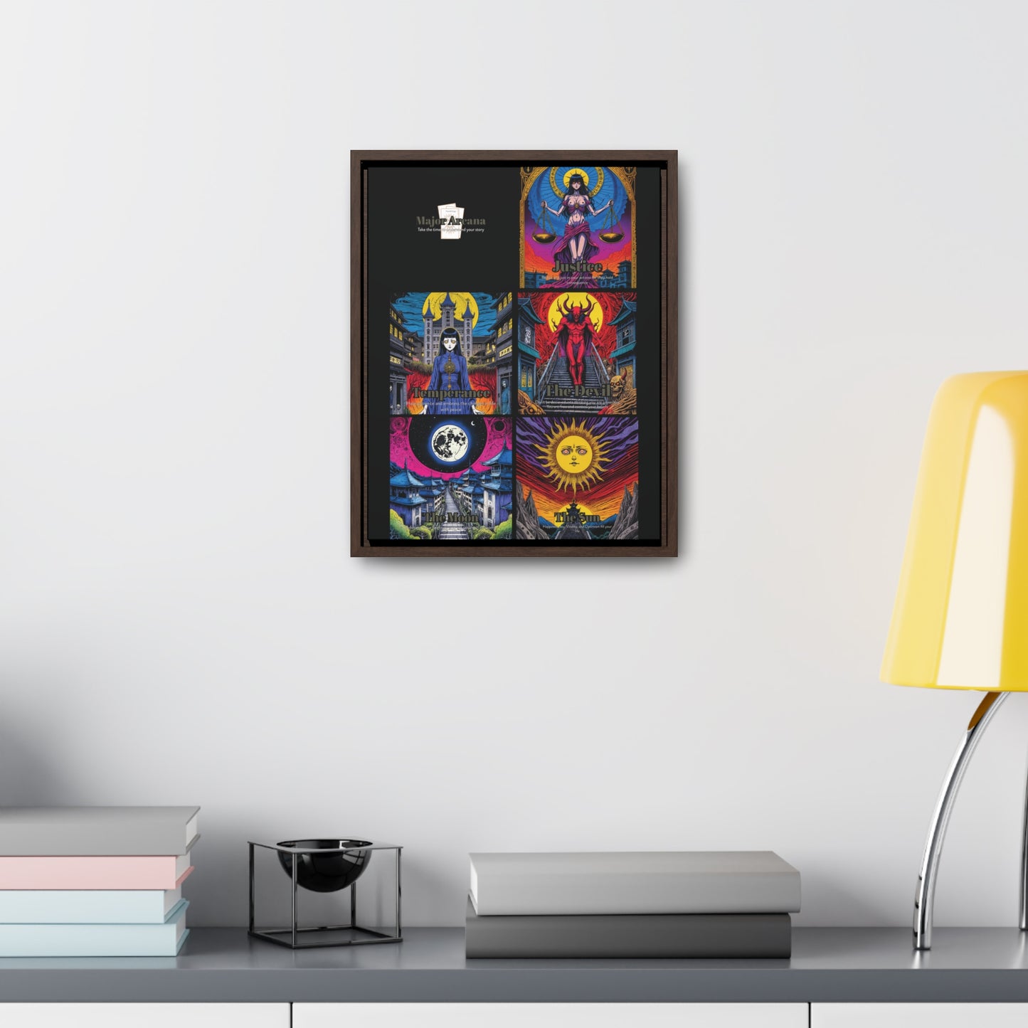 Major Arcana 3 of 4 - Framed Wall Art