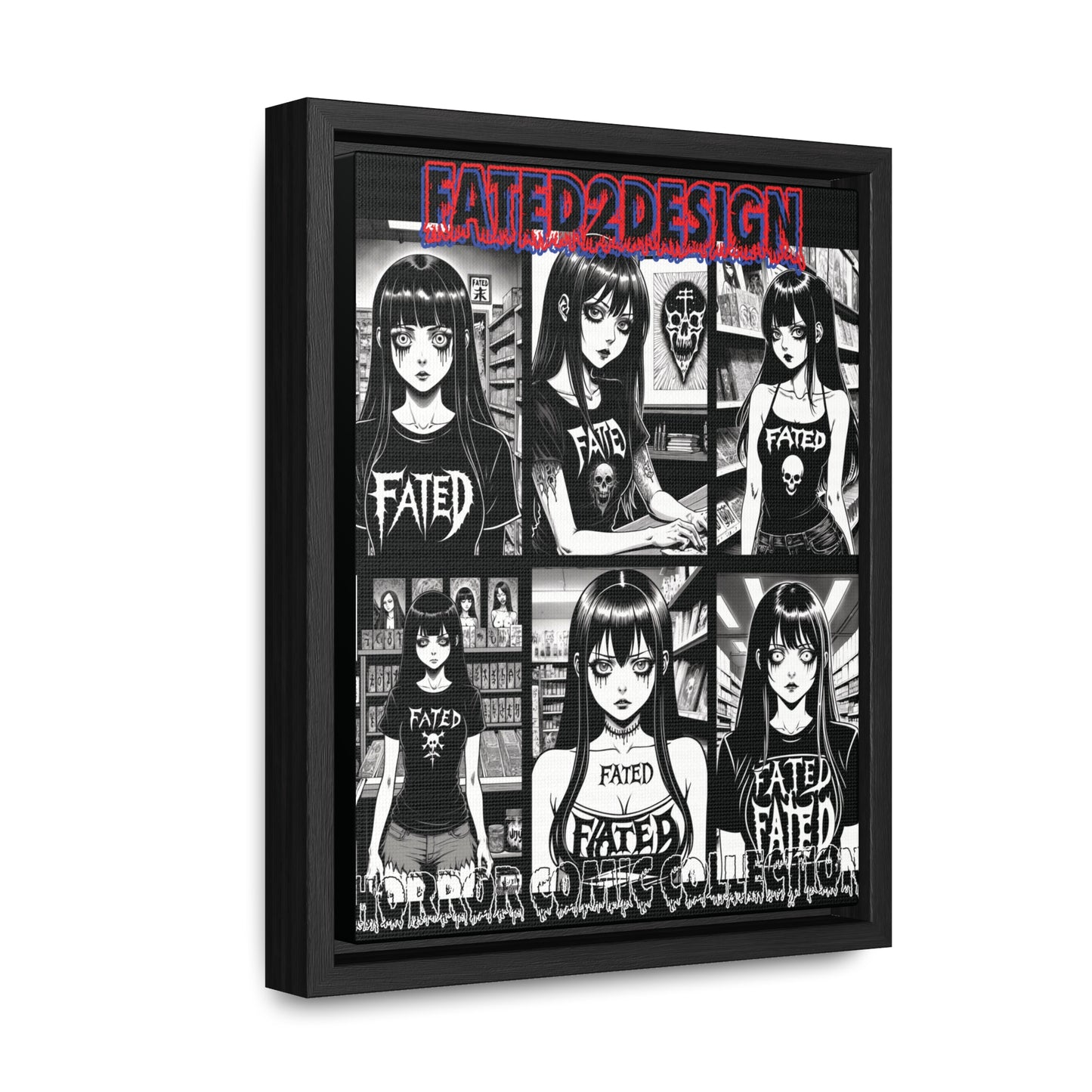 Horror Comic Collection Framed Wall Art