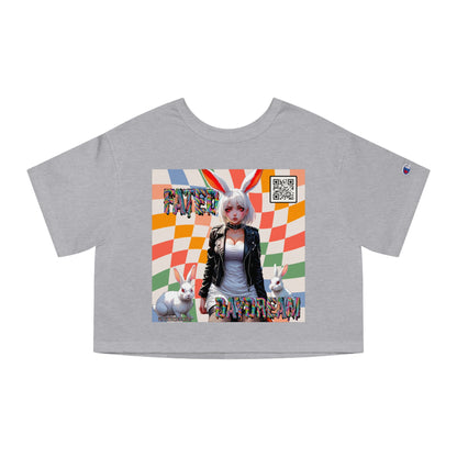 Checkered Daydream Champion Cropped T-Shirt