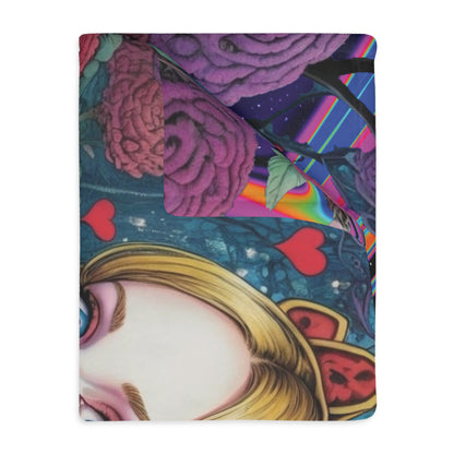 Far Out Alice - Daydream - Double Sided Print Artwork Microfiber Blanket