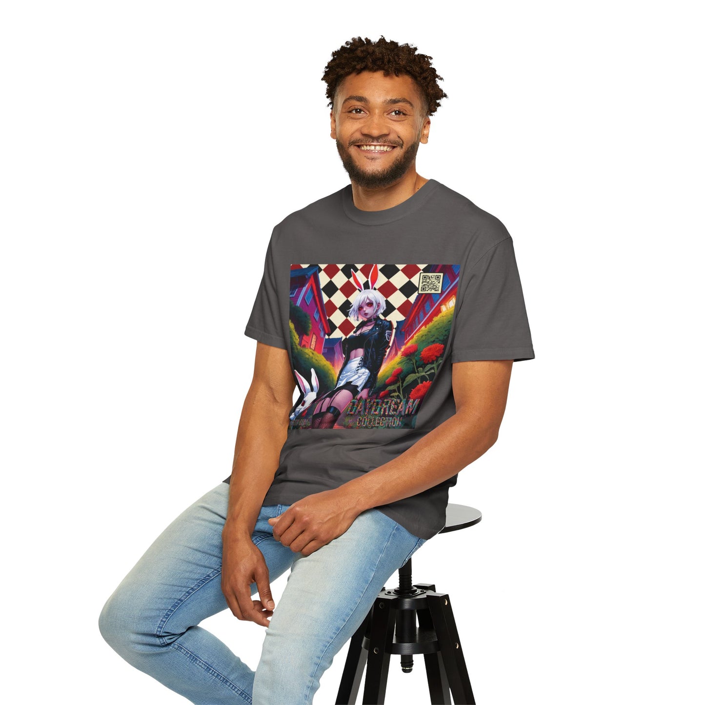 Black and Red V2 Checkered The Daydream Collection - Unisex T-shirt